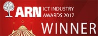 an award banner with the words arn industry awards winner