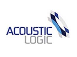 the logo for acoustic logic