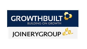 the logo for growthbuilt, building on growth and joinrygroup