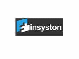 the insyston logo on a white background