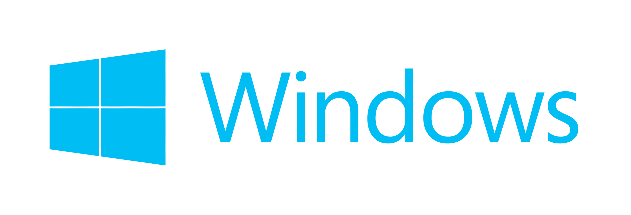 the logo for windows on a white background